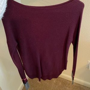 Burgundy sweater